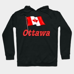 Canada Waving Flag - Ottawa Hoodie